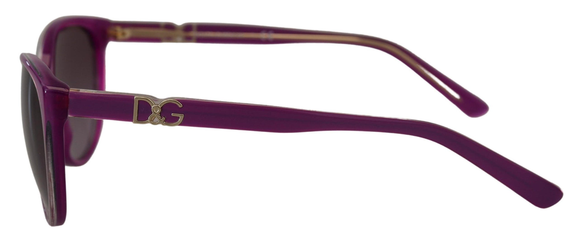 Dolce & Gabbana Chic Purple Acetate Round Sunglasses, , Dolce & Gabbana Dolce & Gabbana, Material: 100% Acetate, new-with-tags, Purple, Sunglasses for Women - Sunglasses -   Murillo Merchandise