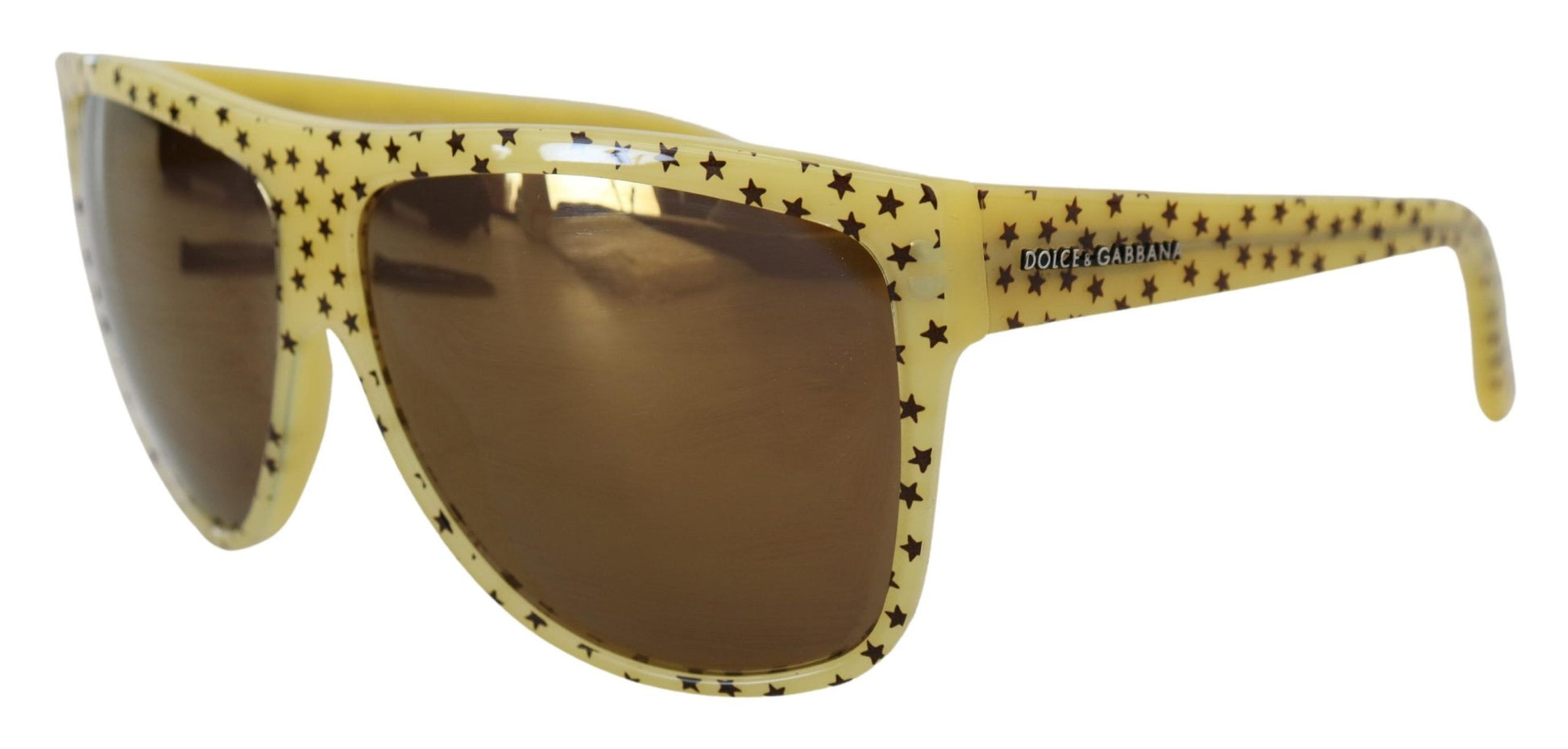 Dolce & Gabbana Stellar Chic Square Sunglasses in Yellow, , Dolce & Gabbana Dolce & Gabbana, Material: 100% Acetate, new-with-tags, Sunglasses for Women - Sunglasses, Yellow -   Murillo Merchandise