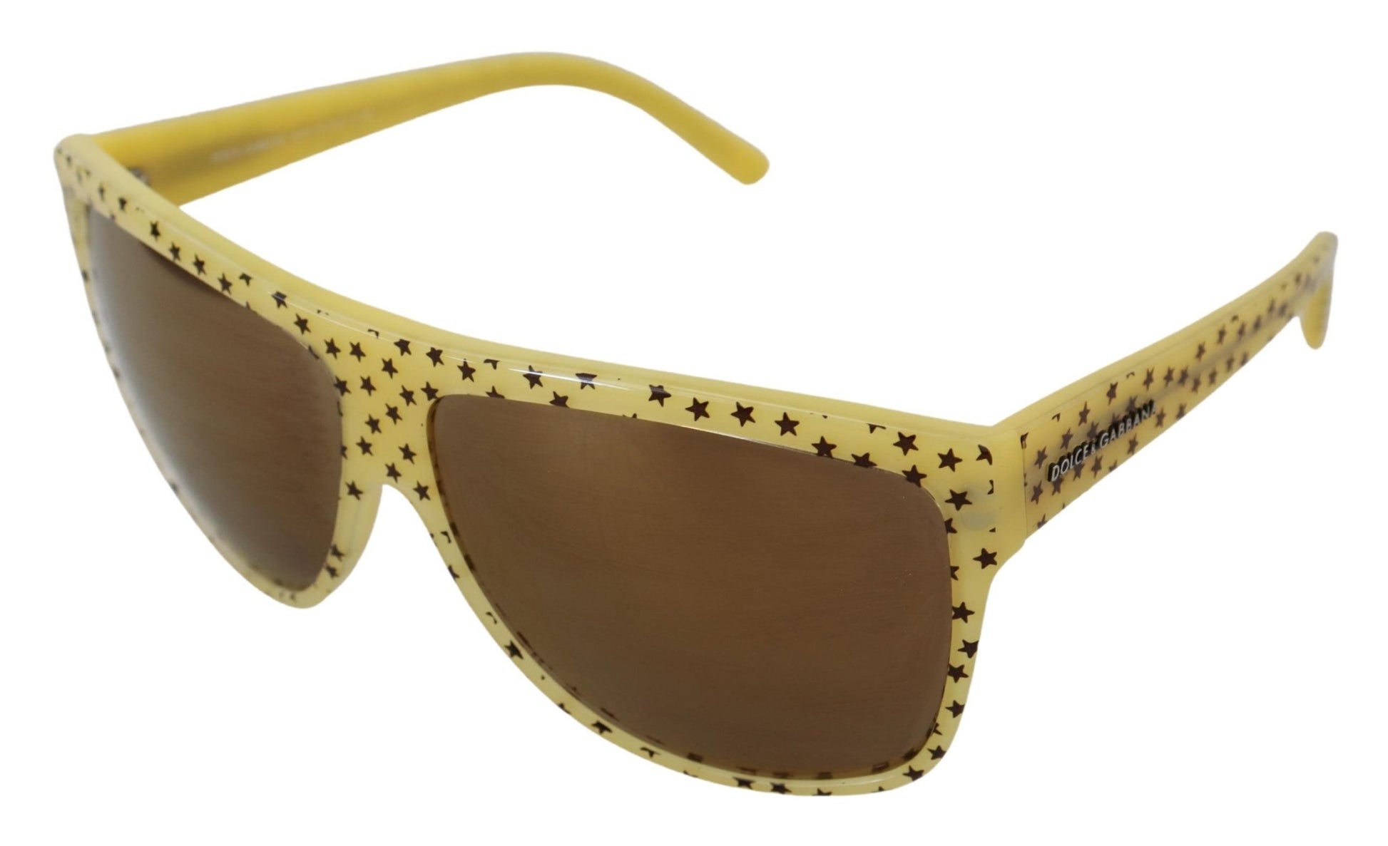 Dolce & Gabbana Stellar Chic Square Sunglasses in Yellow, , Dolce & Gabbana Dolce & Gabbana, Material: 100% Acetate, new-with-tags, Sunglasses for Women - Sunglasses, Yellow -   Murillo Merchandise