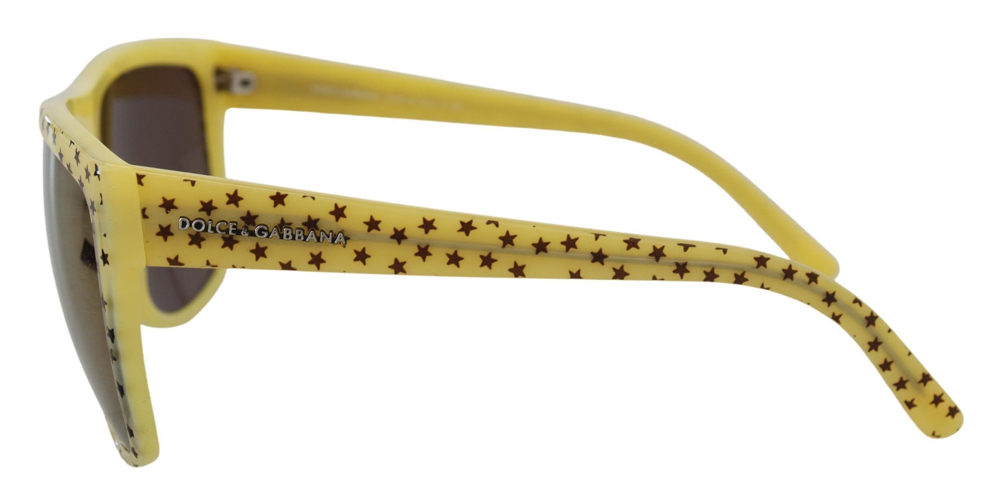 Dolce & Gabbana Stellar Chic Square Sunglasses in Yellow, , Dolce & Gabbana Dolce & Gabbana, Material: 100% Acetate, new-with-tags, Sunglasses for Women - Sunglasses, Yellow -   Murillo Merchandise