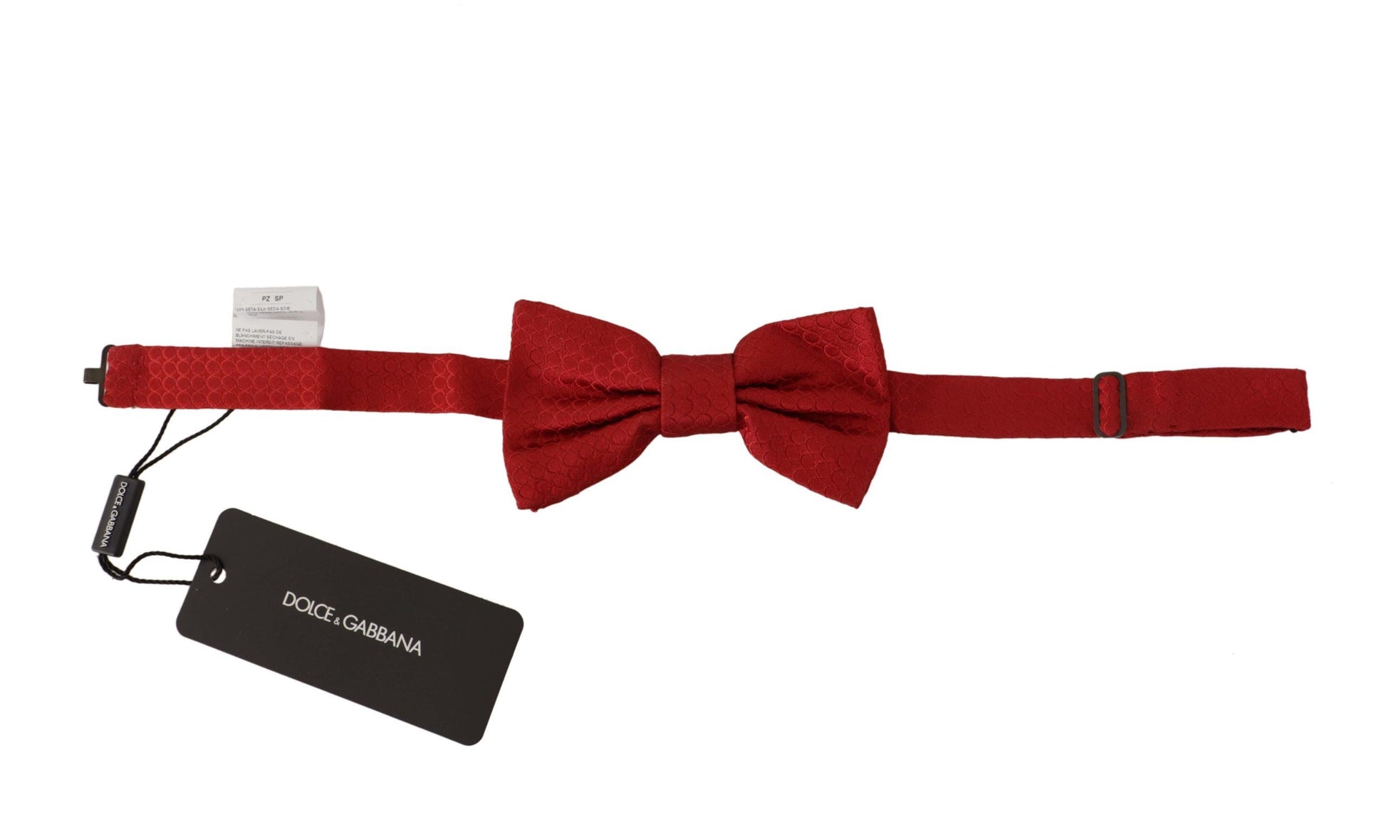 Dolce & Gabbana Elegant Red Silk Tied Bow Tie, , Dolce & Gabbana Dolce & Gabbana, Material: 100% Silk, Red, Ties & Bowties - Men - Accessories -   Murillo Merchandise