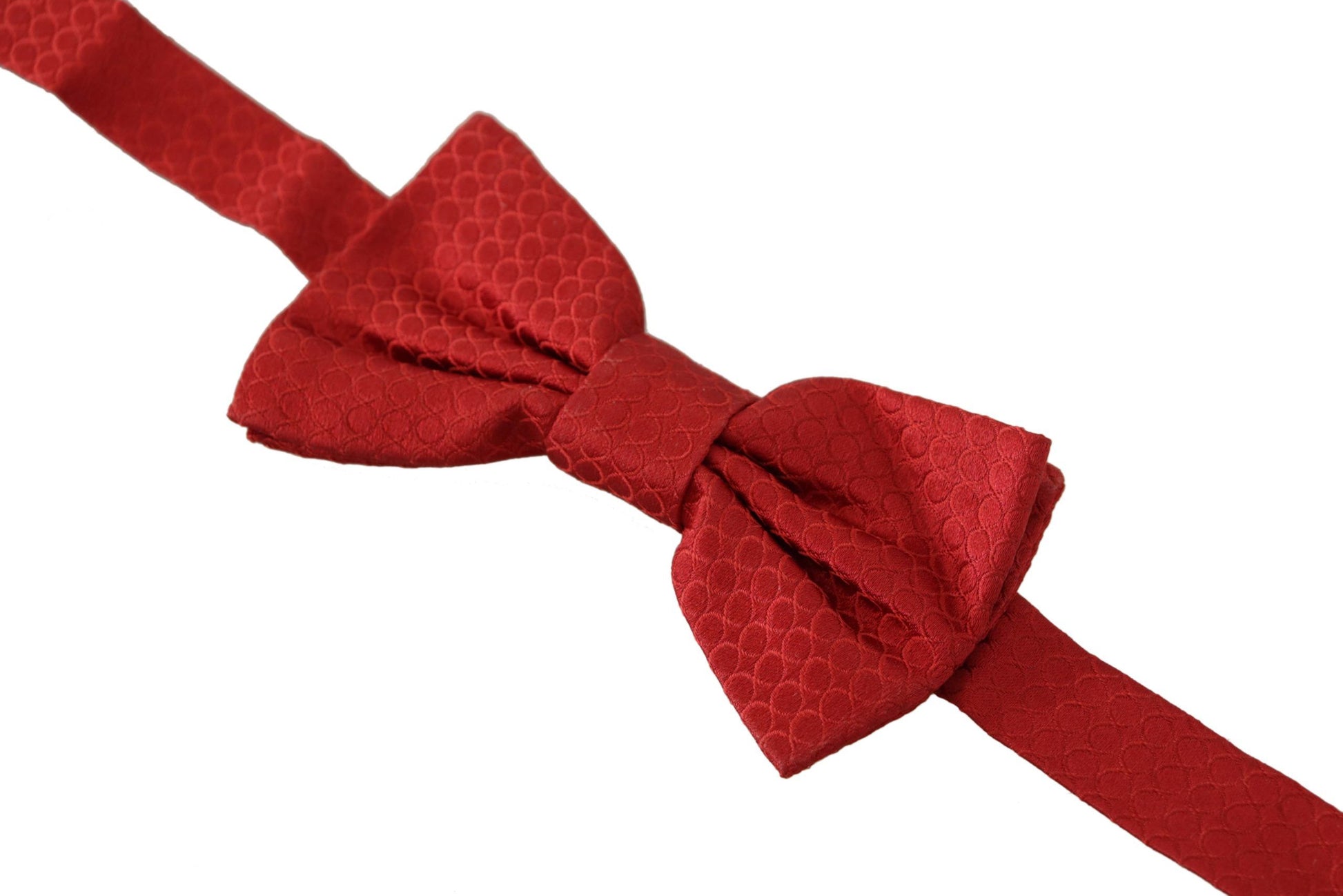 Dolce & Gabbana Elegant Red Silk Tied Bow Tie, , Dolce & Gabbana Dolce & Gabbana, Material: 100% Silk, Red, Ties & Bowties - Men - Accessories -   Murillo Merchandise