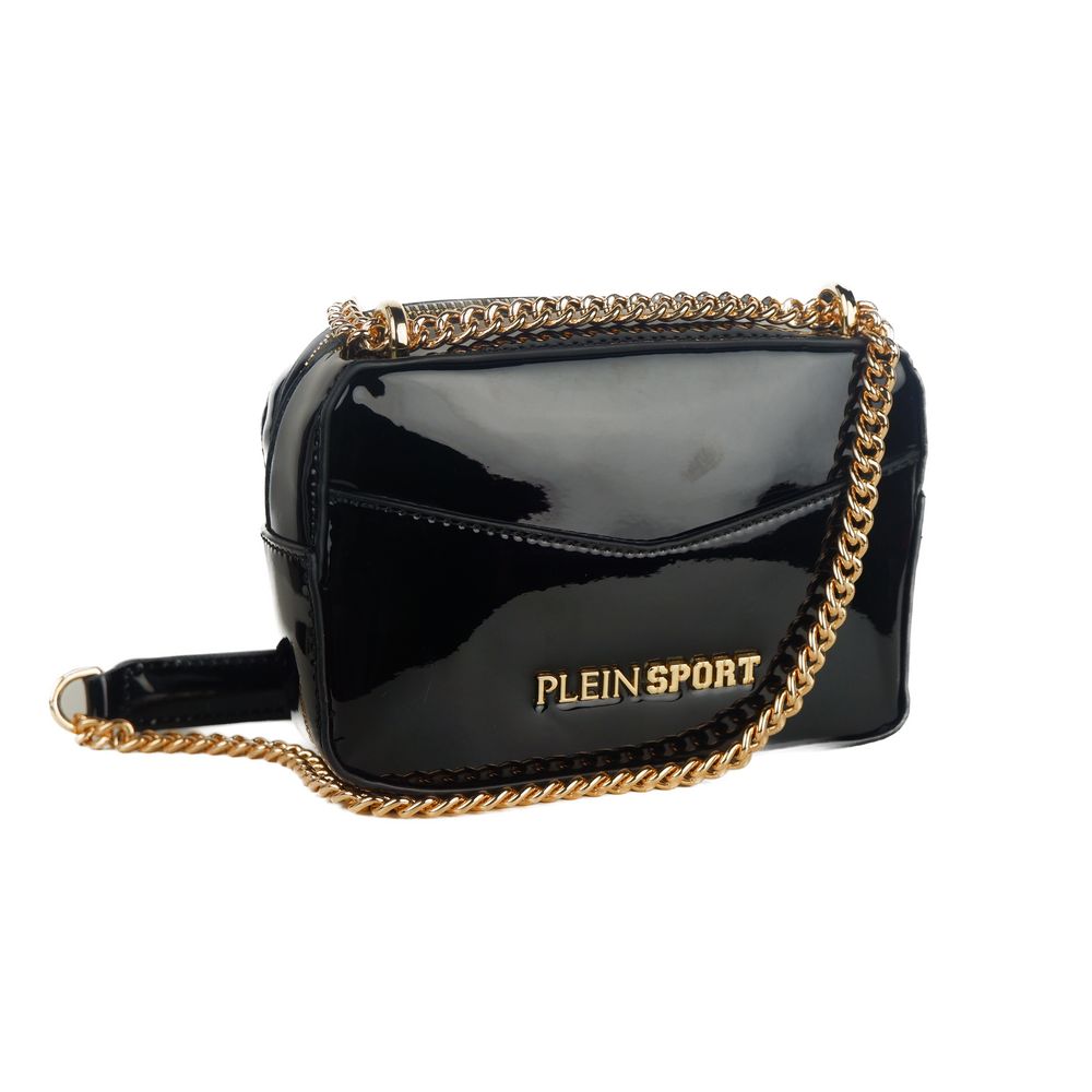 Plein Sport Elegant Black Chain Strap Shoulder Bag, , Plein Sport Black, Crossbody Bags - Women - Bags, new-with-tags, Plein Sport -   Murillo Merchandise