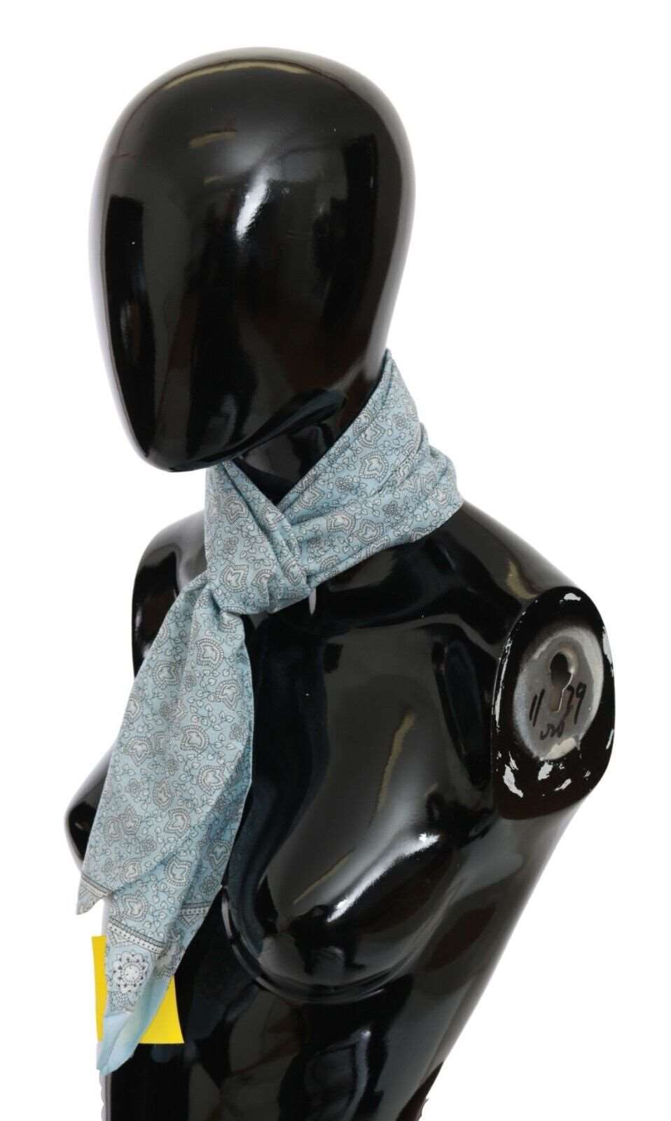 Ermanno Scervino Light Blue Bandana Wrap Shawl Foulard Scarf, , Ermanno Scervino Ermanno Scervino, Light Blue, Material: Silk, Scarves - Men - Accessories -   Murillo Merchandise