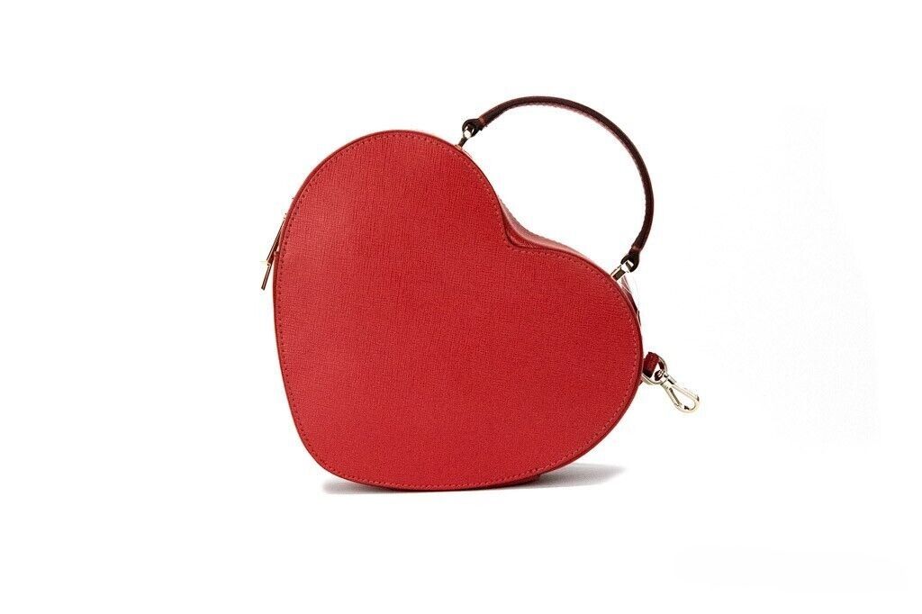 Kate Spade Love Shack Candied Cherry Saffiano Top Handle Heart Crossbody Handbag Red, , Kate Spade 2024, Crossbody Bags - Women - Bags, Kate Spade, new-with-tags -   Murillo Merchandise