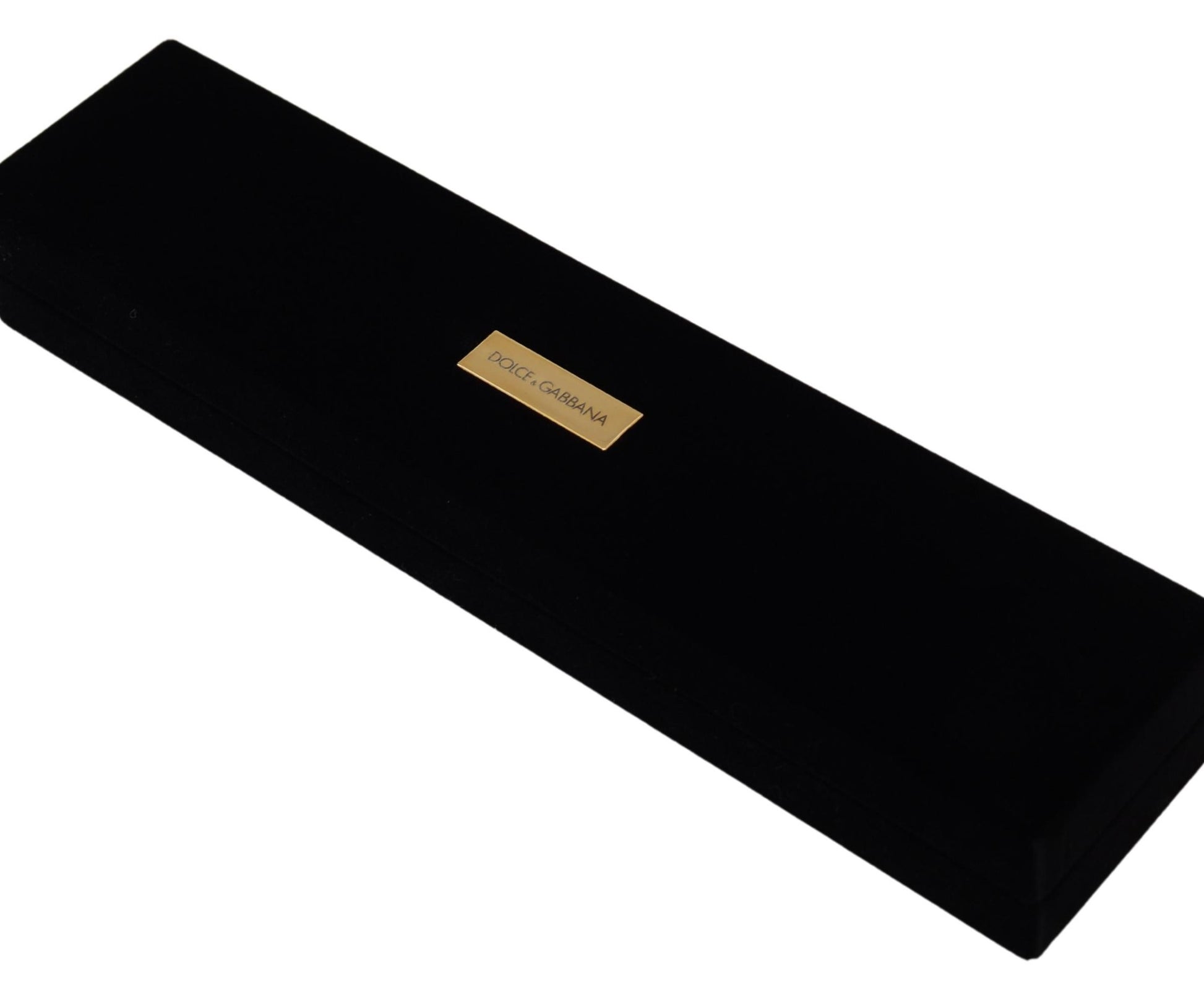 Dolce & Gabbana Elegant Velvet Jewelry Storage Box, , Dolce & Gabbana Black, Dolce & Gabbana, Material: Velvet, Other - Women - Accessories -   Murillo Merchandise