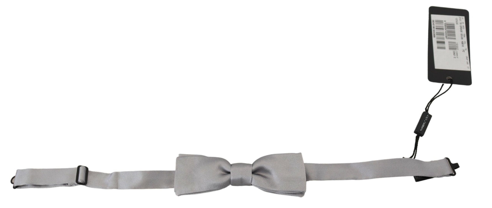 Dolce & Gabbana Elegant Gray Silk Bow Tie, , Dolce & Gabbana Dolce & Gabbana, Gray, Material: 100% Silk, Ties & Bowties - Men - Accessories -   Murillo Merchandise