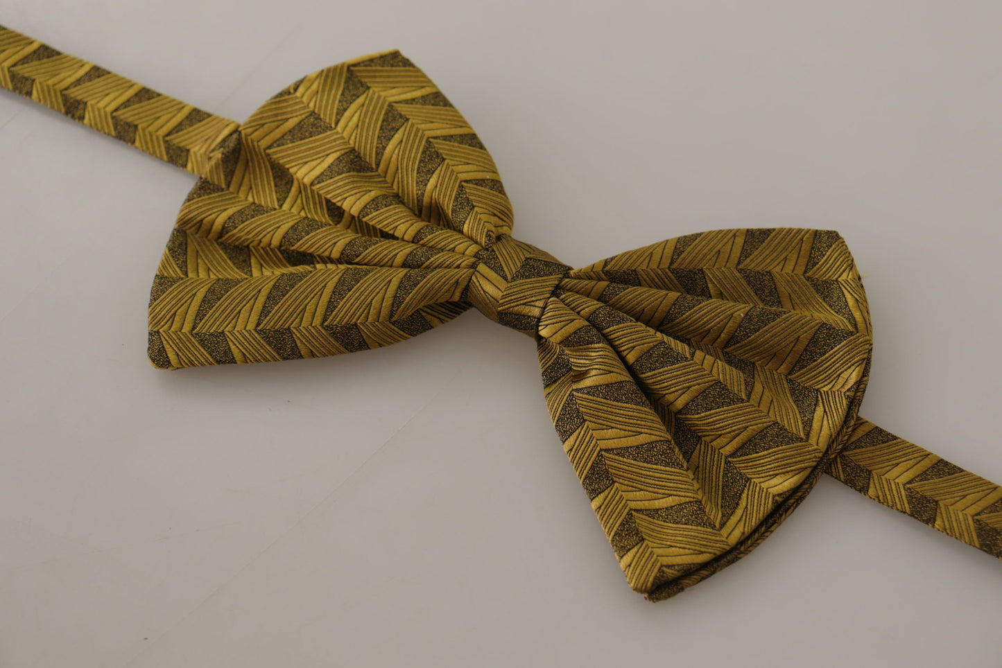 Dolce & Gabbana Elegant Gold Silk Bow Tie, , Dolce & Gabbana Dolce & Gabbana, Gold, Material: 100% Silk, Ties & Bowties - Men - Accessories -   Murillo Merchandise