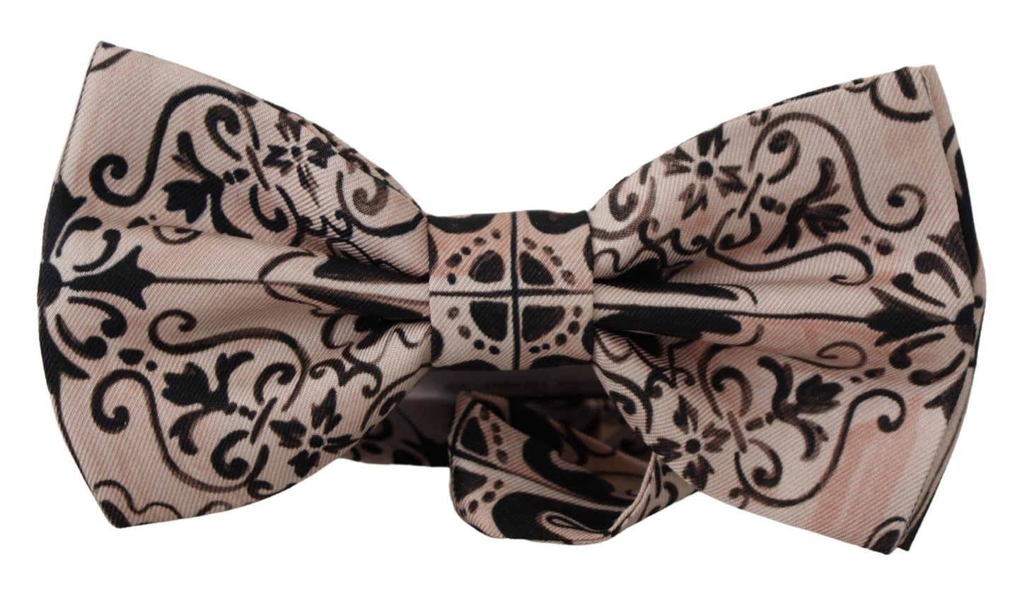 Dolce & Gabbana Elegant Multicolor Silk Bow Tie, , Dolce & Gabbana Dolce & Gabbana, Material: 100% Silk, Ties & Bowties - Men - Accessories -   Murillo Merchandise