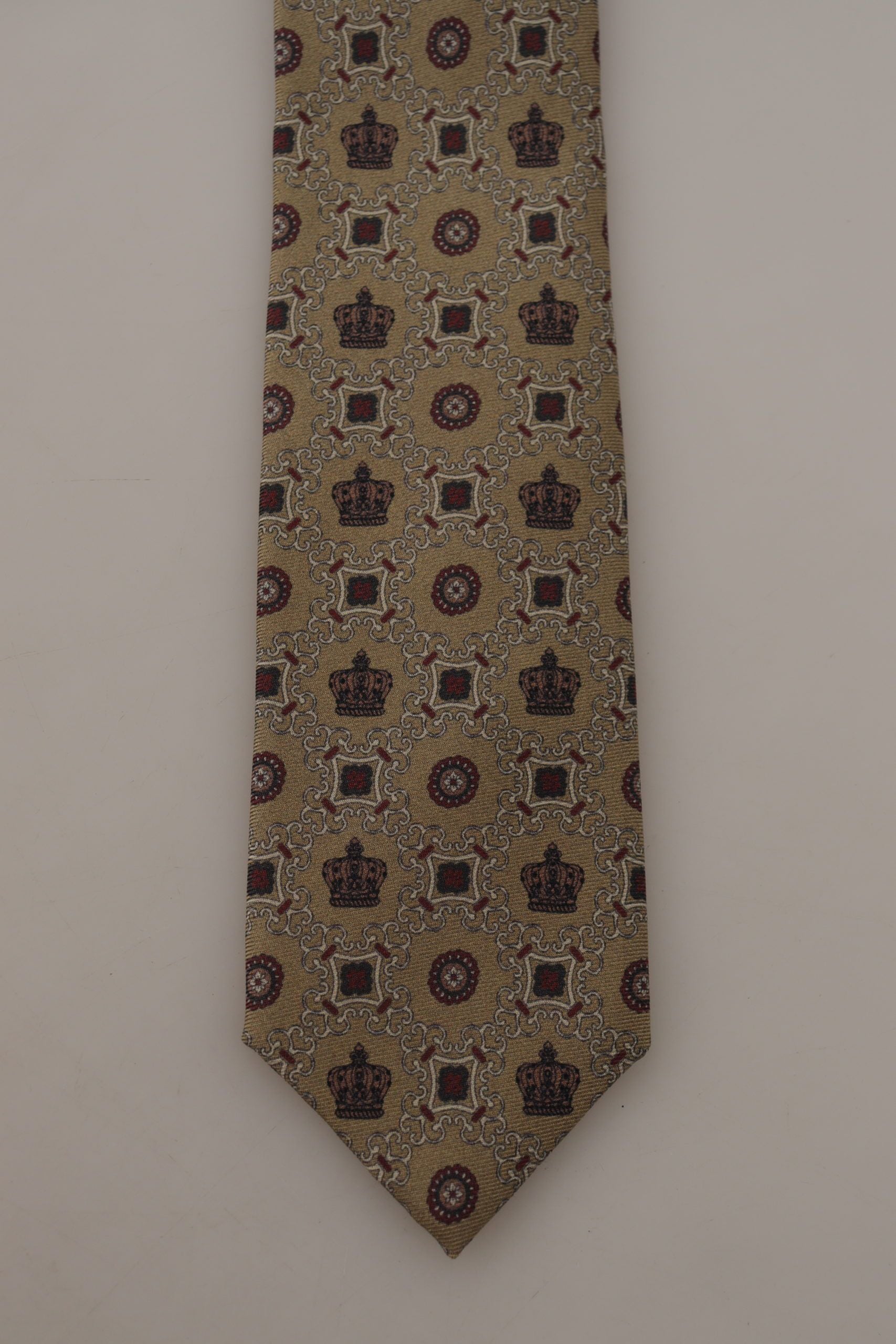 Dolce & Gabbana Elegant Silk Beige Necktie, , Dolce & Gabbana Beige, Dolce & Gabbana, Material: 100% Silk, Ties & Bowties - Men - Accessories -   Murillo Merchandise