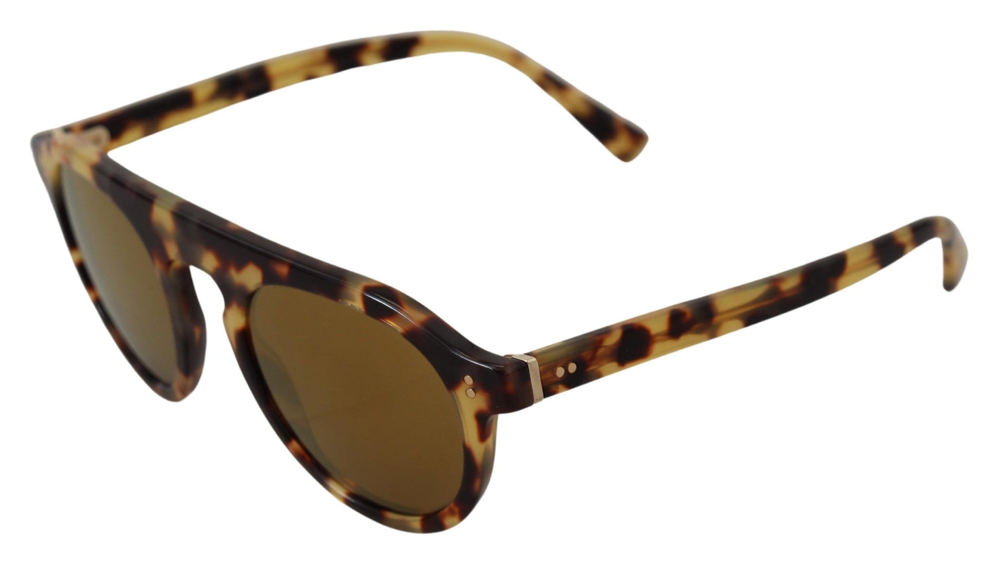 Dolce & Gabbana Chic Tortoiseshell Acetate Sunglasses, , Dolce & Gabbana Brown, Dolce & Gabbana, Material: 100% Acetate, Sunglasses for Women - Sunglasses -   Murillo Merchandise