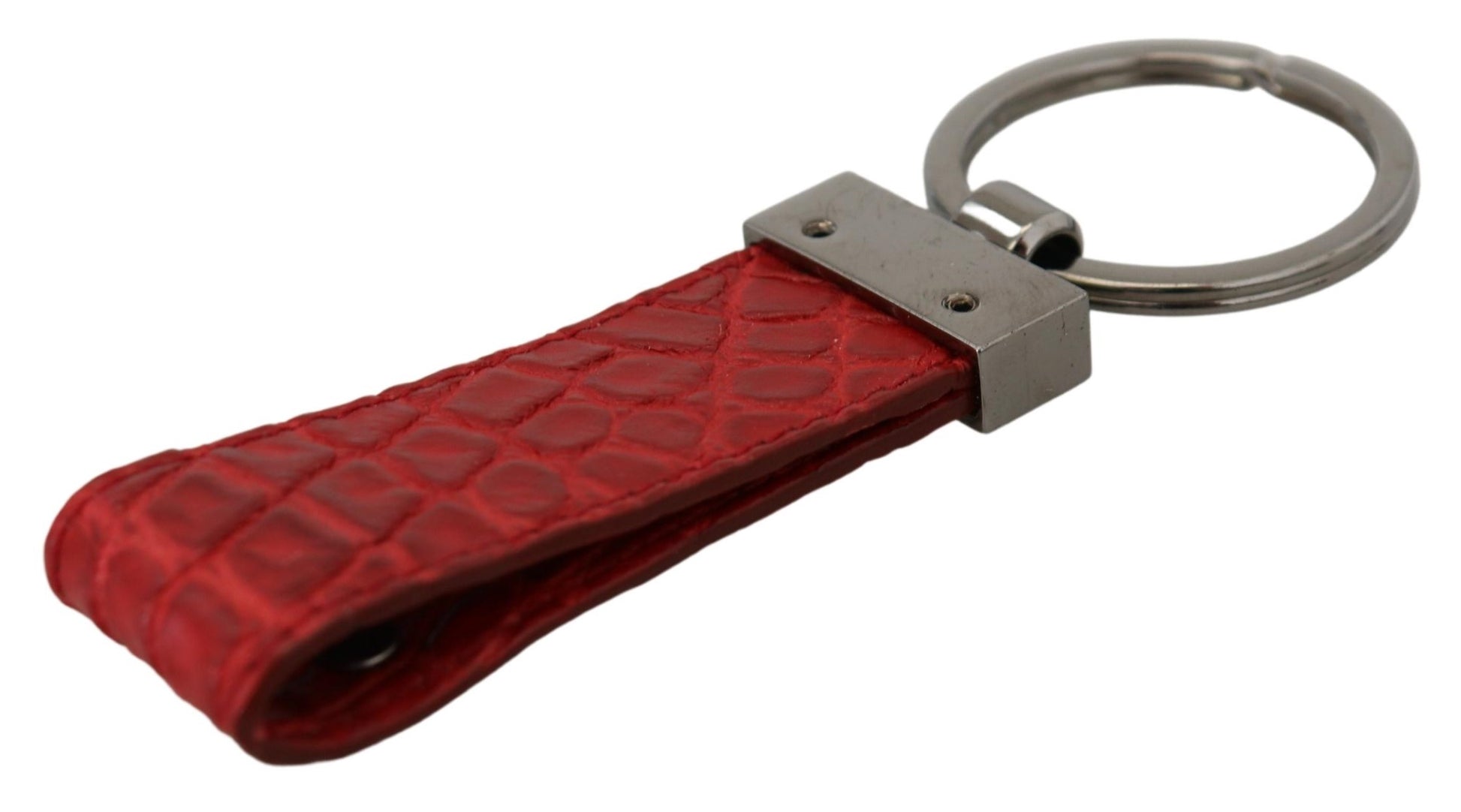 Dolce & Gabbana Chic Red Leather Keychain & Charm Accessory, , Dolce & Gabbana Dolce & Gabbana, Keychains - Women - Accessories, Material: 100% Leather, Red -   Murillo Merchandise