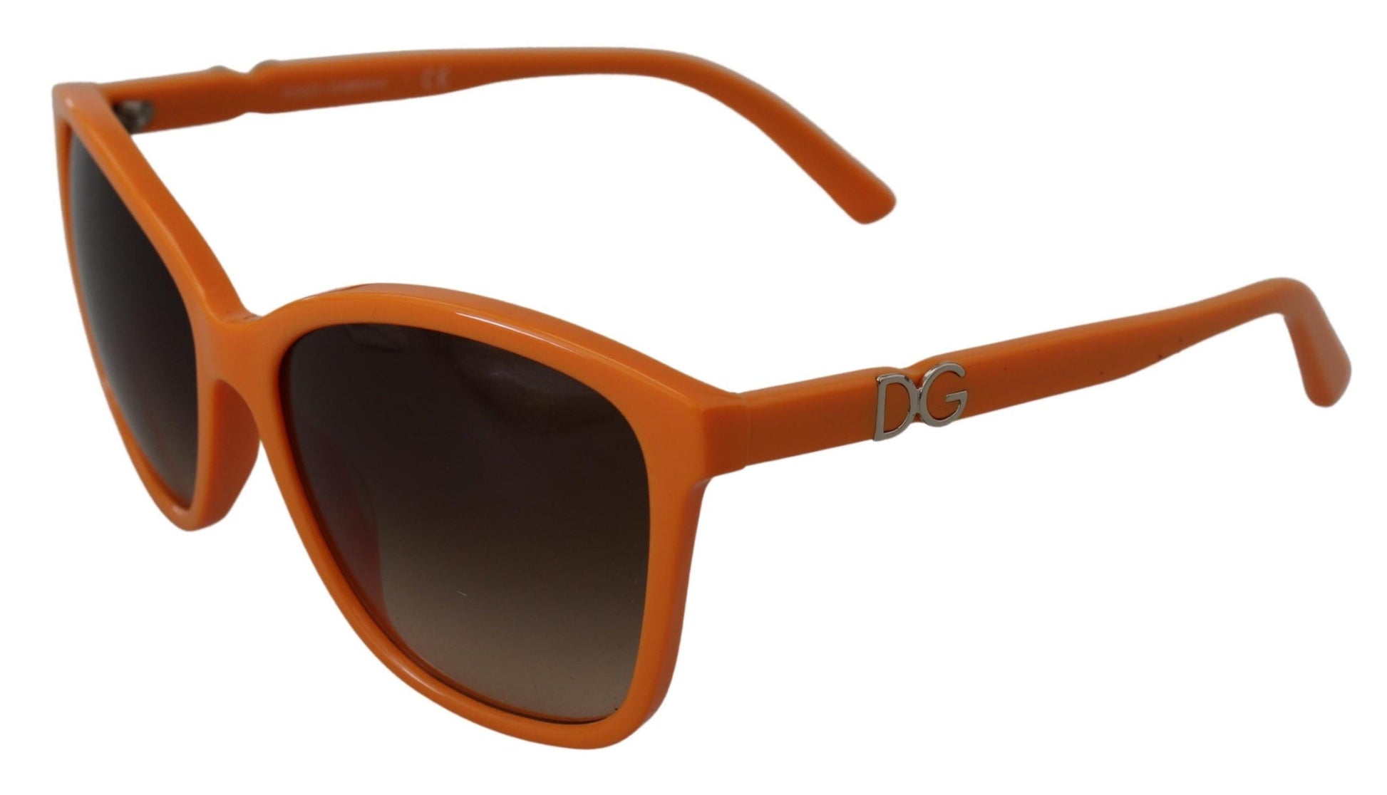 Dolce & Gabbana Chic Orange Round Sunglasses for Women, , Dolce & Gabbana Dolce & Gabbana, Material: 100% Acetate, Orange, Sunglasses for Women - Sunglasses -   Murillo Merchandise