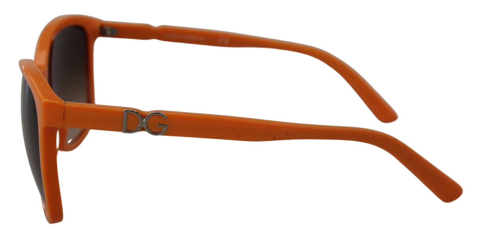 Dolce & Gabbana Chic Orange Round Sunglasses for Women, , Dolce & Gabbana Dolce & Gabbana, Material: 100% Acetate, Orange, Sunglasses for Women - Sunglasses -   Murillo Merchandise