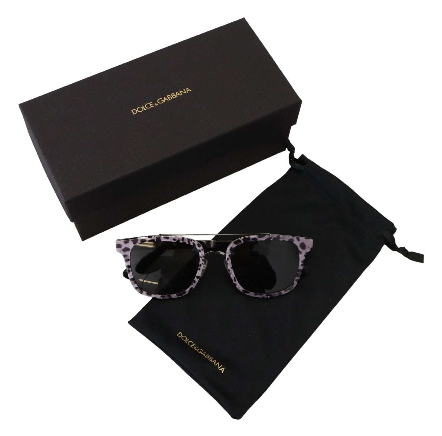 Dolce & Gabbana Chic Purple Lens Metal Frame Sunglasses, , Dolce & Gabbana Dolce & Gabbana, Material: 100% Metal, Purple, Sunglasses for Women - Sunglasses -   Murillo Merchandise