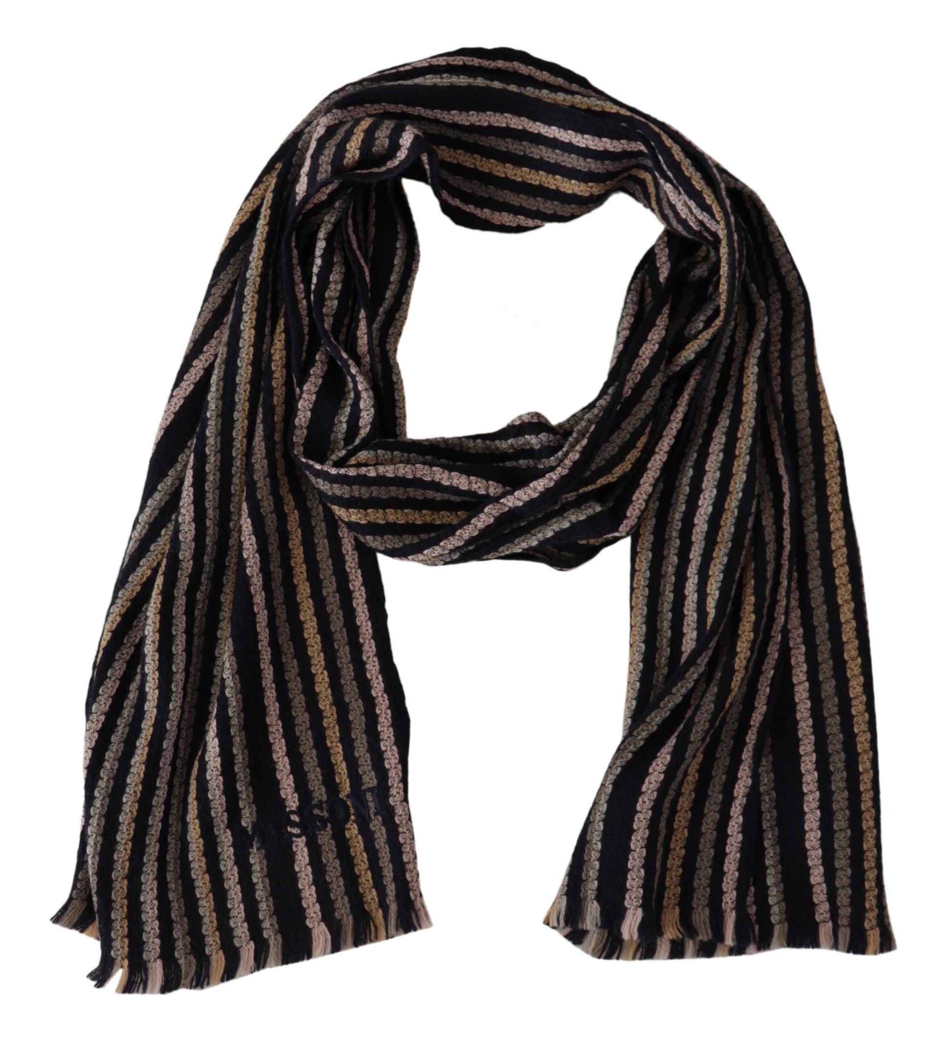 Missoni Authentic Multicolor Wool Mens Scarf, , Missoni Material: 100% Wool, Missoni, Scarves - Men - Accessories -   Murillo Merchandise