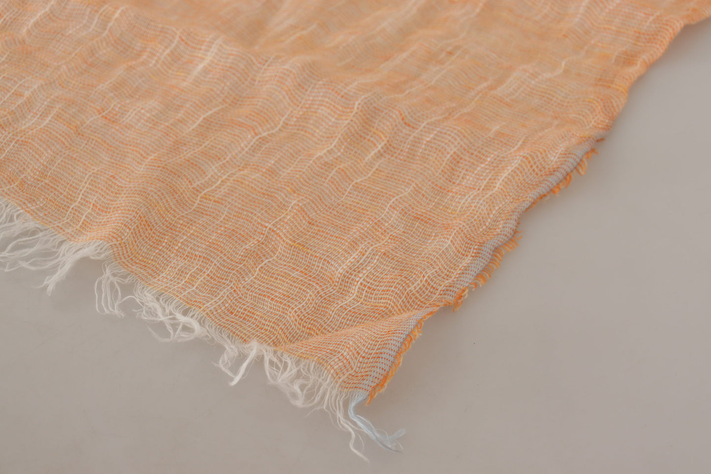 Malo Elegant Peach Linen Scarf, , Malo Malo, Material: 100% Linen, Scarves - Women - Accessories -   Murillo Merchandise