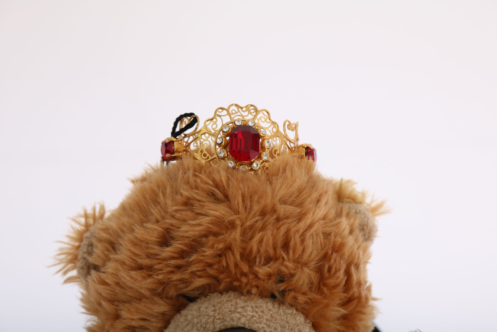 Dolce & Gabbana Teddy Bear Crystal Crown Hair Band, , Dolce & Gabbana 15% Brass, 5% Crystal, Dolce & Gabbana, Headbands - Women - Accessories, Material: 80% PL -   Murillo Merchandise