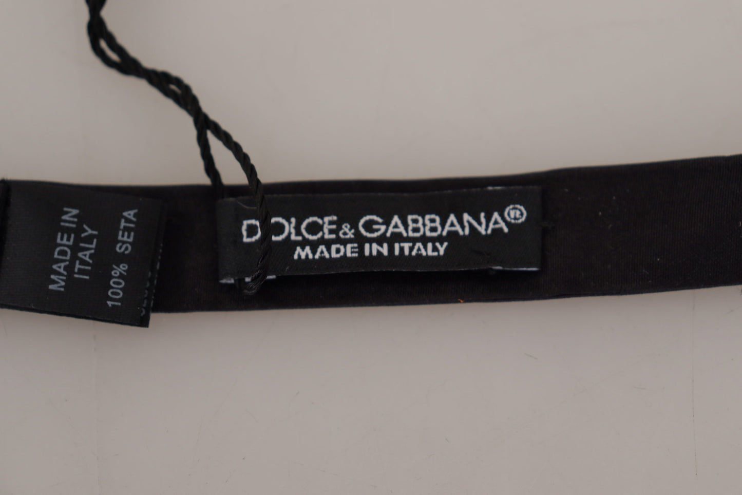 Dolce & Gabbana Elegant Black Silk Bow Tie, , Dolce & Gabbana Black, Dolce & Gabbana, Material: 100% Silk, Ties & Bowties - Men - Accessories -   Murillo Merchandise