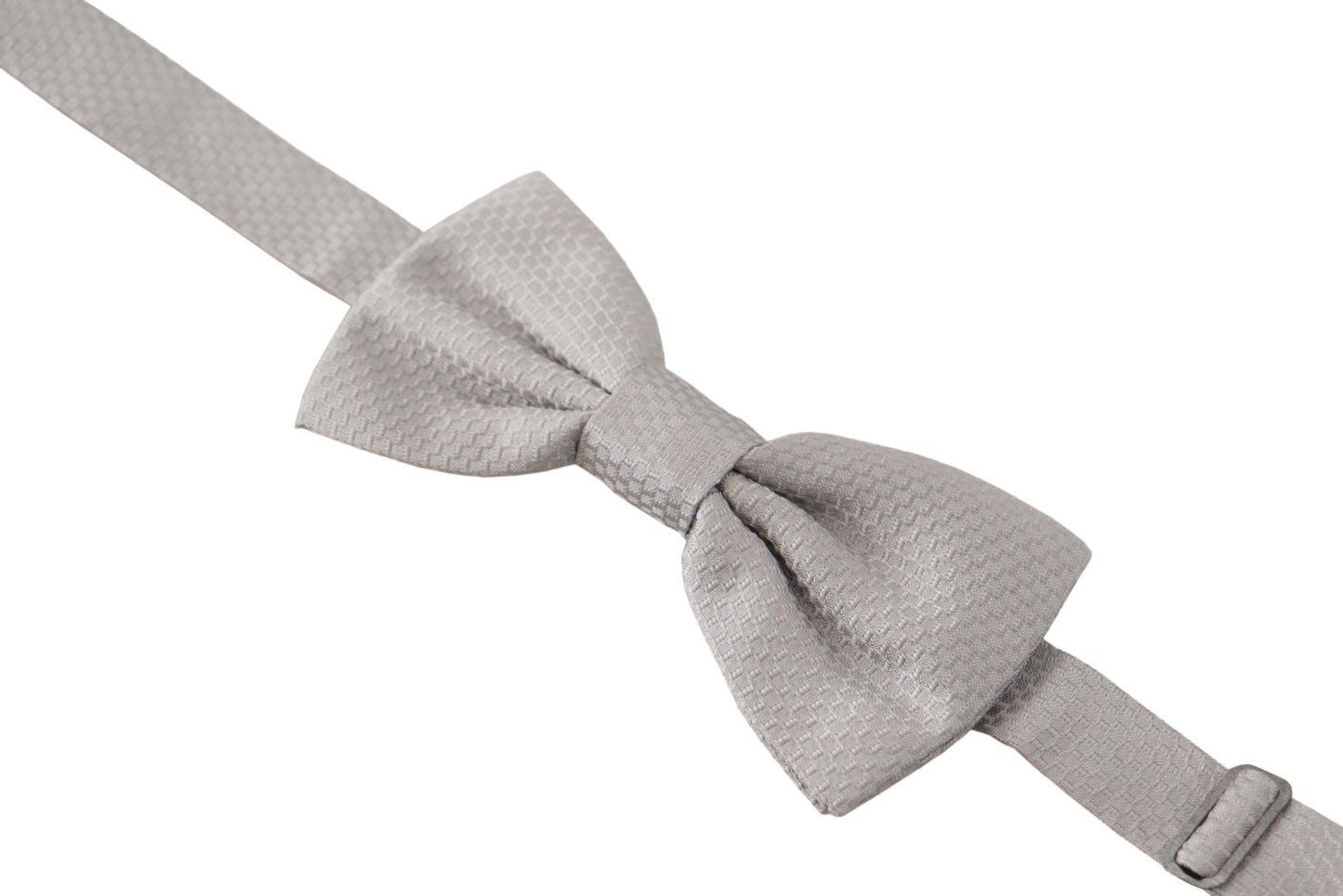 Dolce & Gabbana Chic Gray Silk Bow Tie, , Dolce & Gabbana Dolce & Gabbana, Gray, Material: 100% Silk, Ties & Bowties - Men - Accessories -   Murillo Merchandise