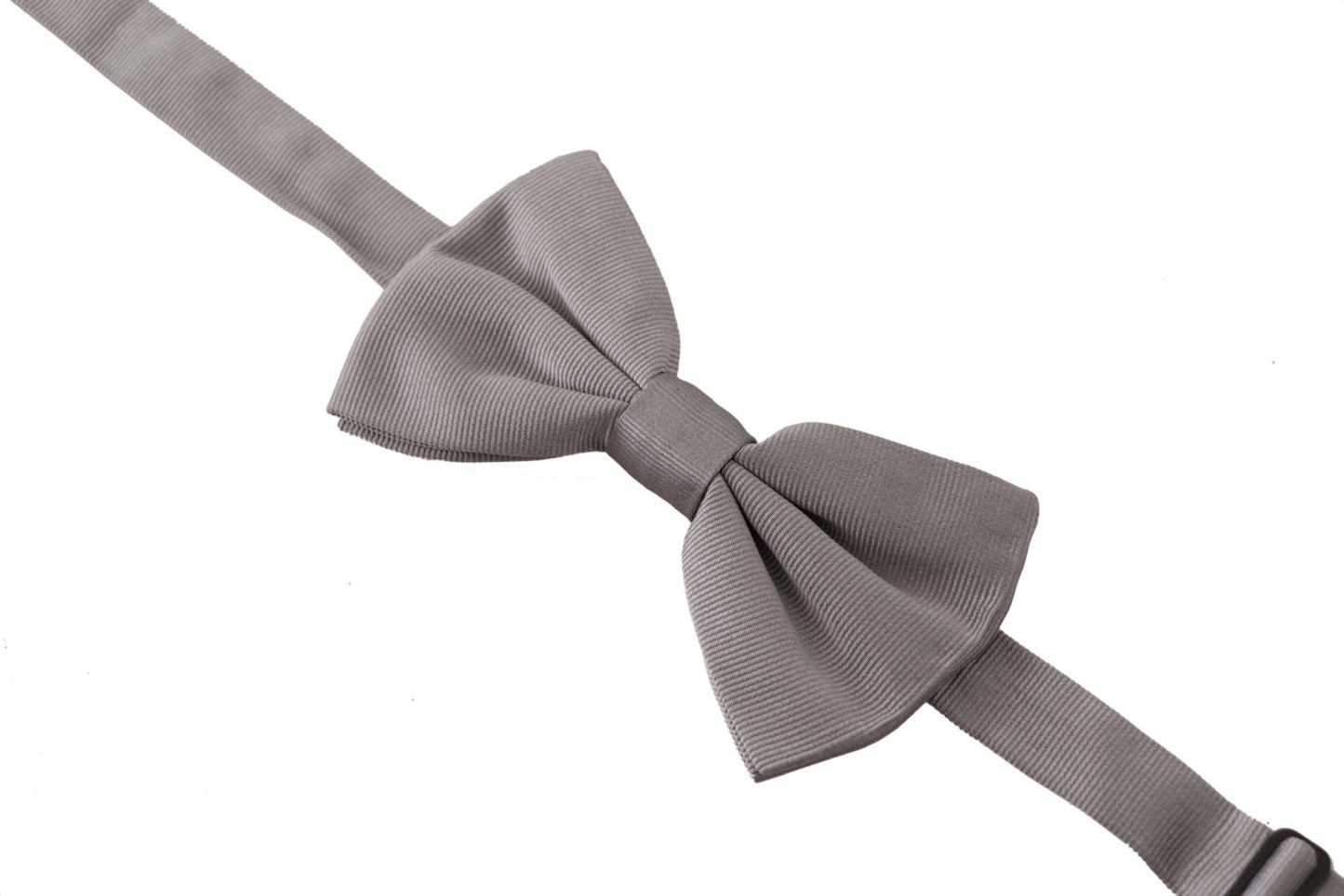 Dolce & Gabbana Elegant Gray Silk Bow Tie, , Dolce & Gabbana Dolce & Gabbana, Gray, Material: 100% Silk, Ties & Bowties - Men - Accessories -   Murillo Merchandise