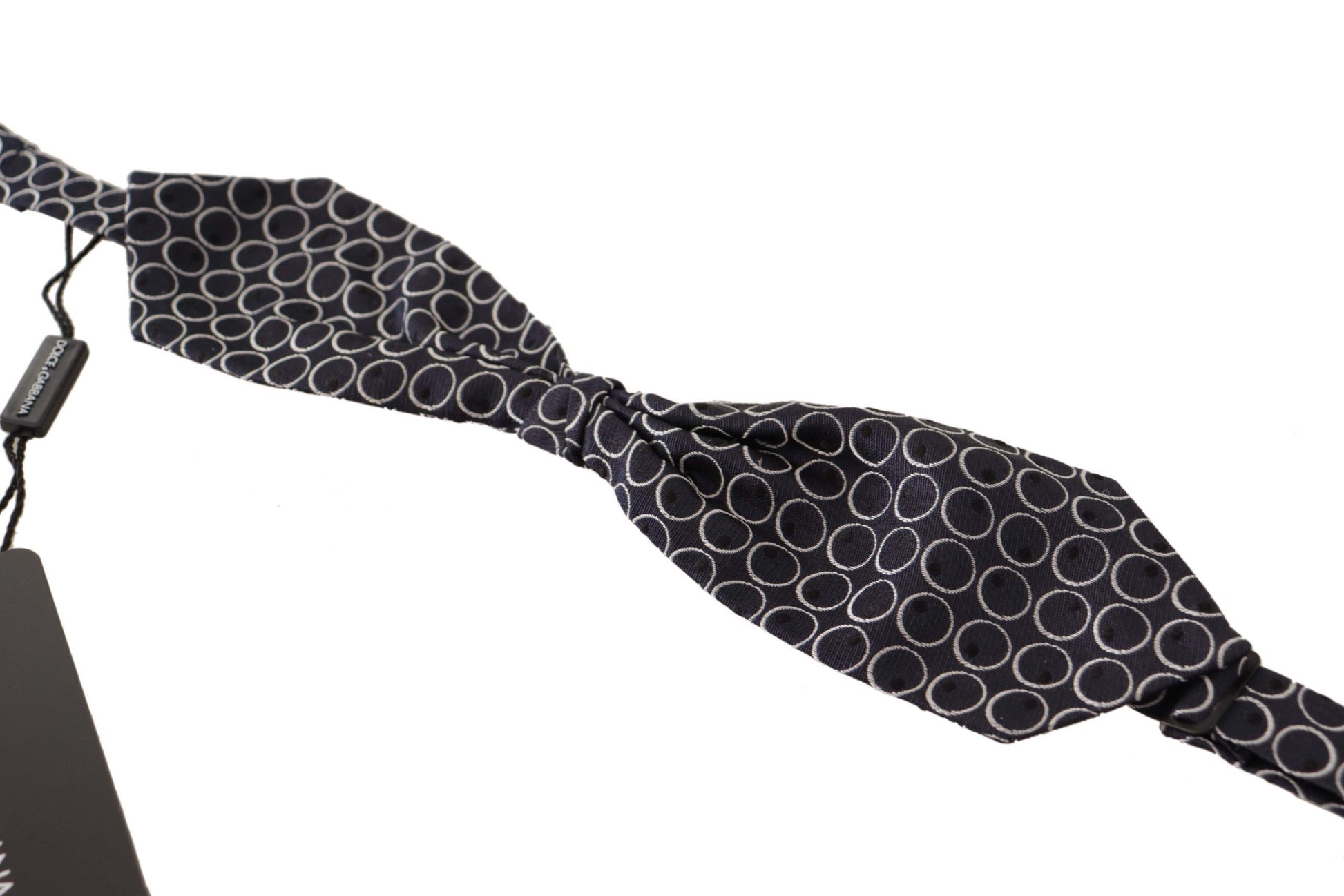 Dolce & Gabbana Elegant Black and White Silk Bow Tie, , Dolce & Gabbana Black, Dolce & Gabbana, Material: 100% Silk, Ties & Bowties - Men - Accessories -   Murillo Merchandise