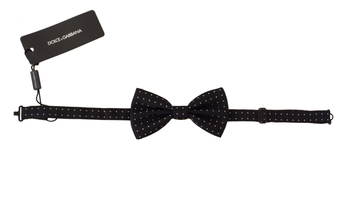 Dolce & Gabbana Elegant Black Polka Dot Silk Bow Tie, , Dolce & Gabbana Black, Dolce & Gabbana, Material: 100% Silk, Ties & Bowties - Men - Accessories -   Murillo Merchandise