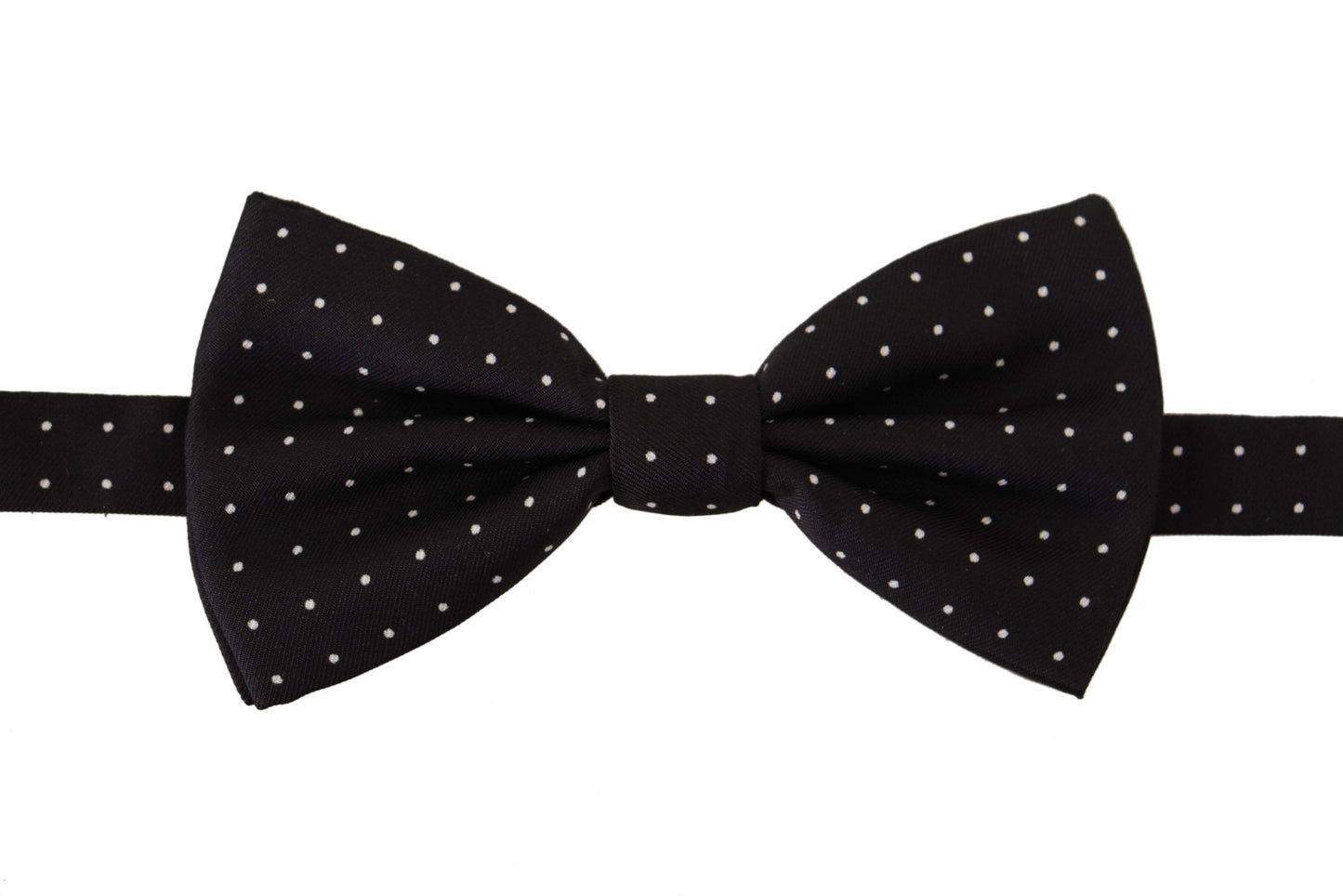 Dolce & Gabbana Elegant Black Polka Dot Silk Bow Tie, , Dolce & Gabbana Black, Dolce & Gabbana, Material: 100% Silk, Ties & Bowties - Men - Accessories -   Murillo Merchandise