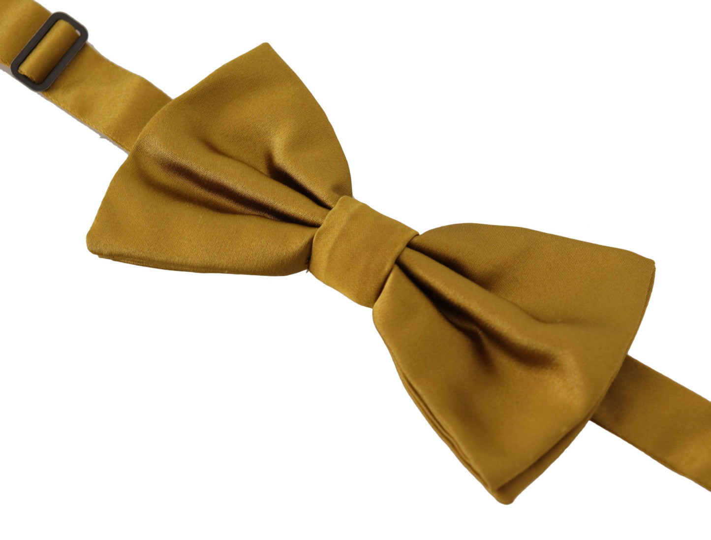 Dolce & Gabbana Elegant Mustard Yellow Silk Bow Tie, , Dolce & Gabbana Dolce & Gabbana, Material: 100% Silk, Ties & Bowties - Men - Accessories, Yellow -   Murillo Merchandise