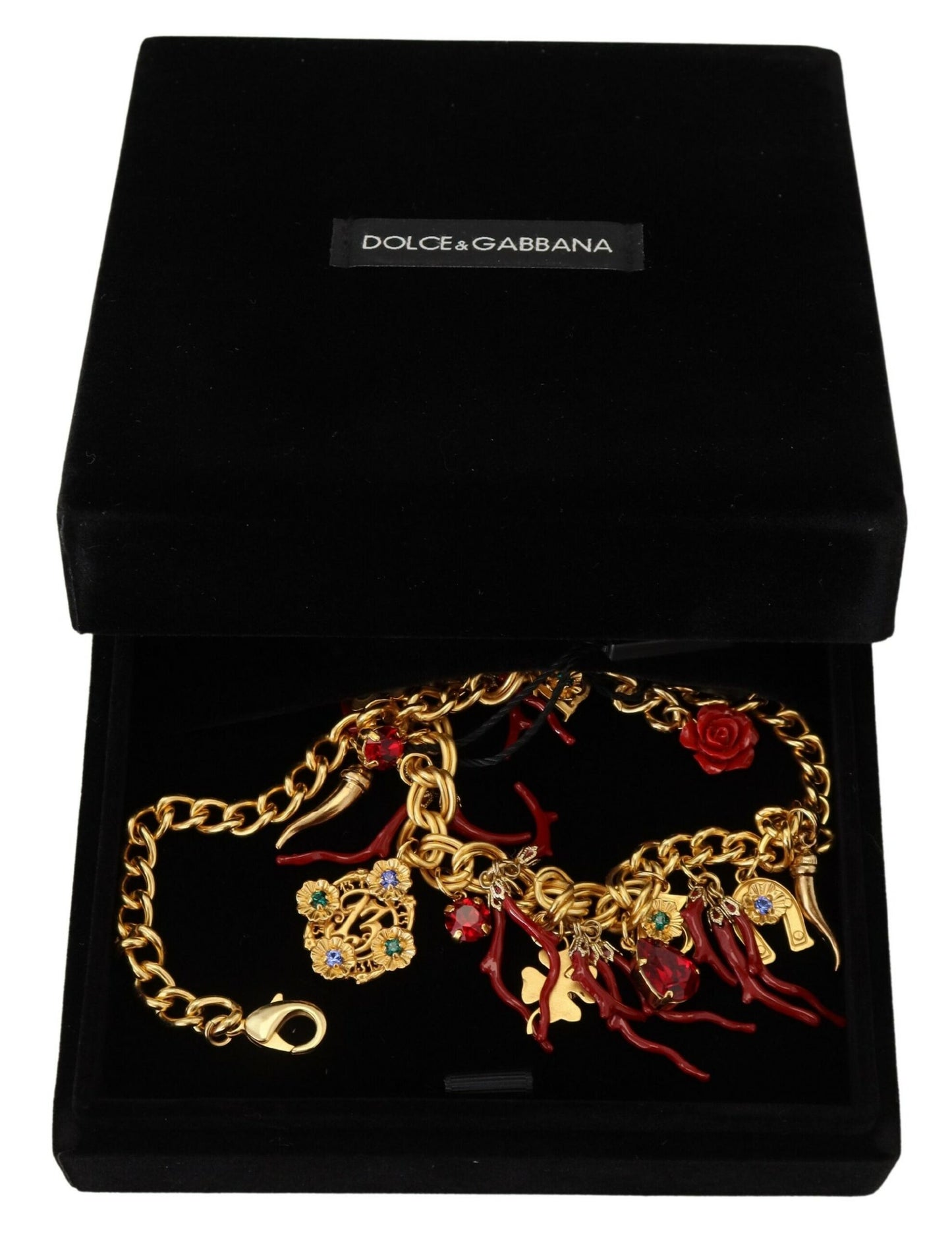 Dolce & Gabbana Opulent Multicolor Crystal Statement Necklace, , Dolce & Gabbana 15% Crystal, 5% Resin, 70% Brass, Dolce & Gabbana, Material: 10% Zama, Necklaces - Women - Jewelry -   Murillo Merchandise