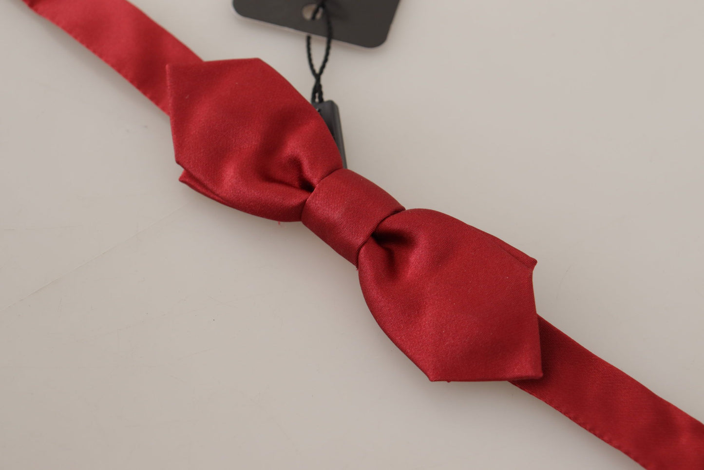 Dolce & Gabbana Elegant Red Silk Bow Tie, , Dolce & Gabbana Dolce & Gabbana, Material: 100% Silk, Red, Ties & Bowties - Men - Accessories -   Murillo Merchandise