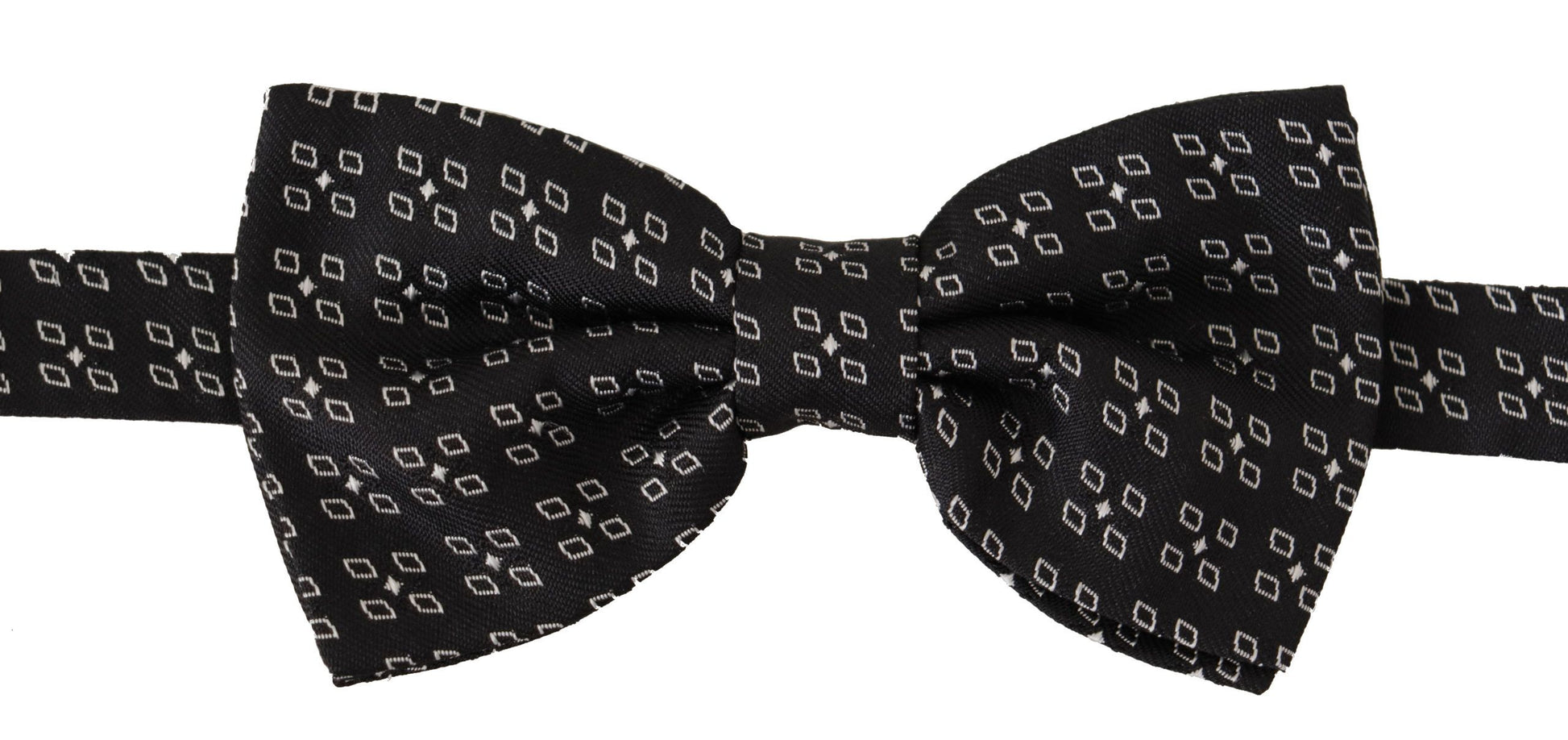 Dolce & Gabbana Elegant Polka Dot Silk Bow Tie, , Dolce & Gabbana Black, Dolce & Gabbana, Material: 100% Silk, Ties & Bowties - Men - Accessories -   Murillo Merchandise