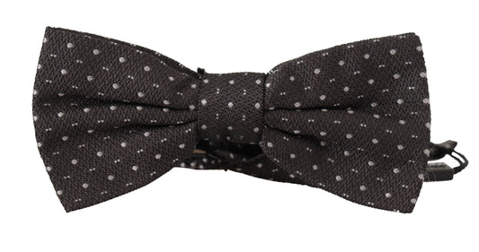 Dolce & Gabbana Elegant Polka Dot Silk Bow Tie, , Dolce & Gabbana Black, Dolce & Gabbana, Material: 100% Silk, Ties & Bowties - Men - Accessories -   Murillo Merchandise