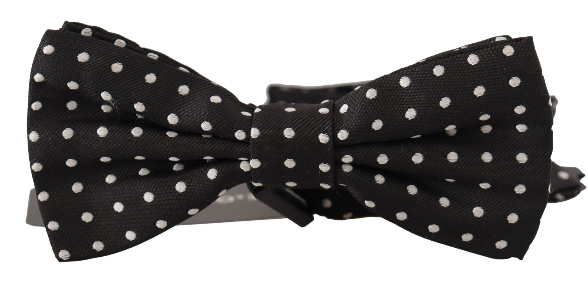 Dolce & Gabbana Elegant Black and White Polka Dot Silk Bow Tie, , Dolce & Gabbana Dolce & Gabbana, Material: 100% Silk, Ties & Bowties - Men - Accessories -   Murillo Merchandise