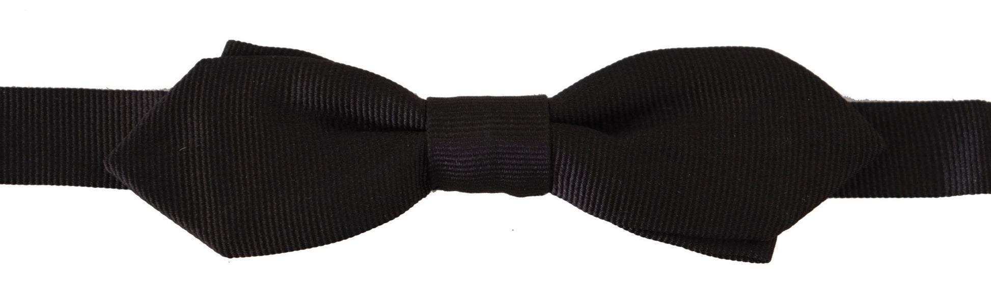 Dolce & Gabbana Elegant Black Silk Bow Tie, , Dolce & Gabbana Black, Dolce & Gabbana, Material: 100% Silk, Ties & Bowties - Men - Accessories -   Murillo Merchandise