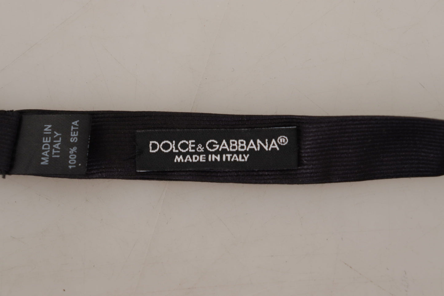 Dolce & Gabbana Elegant Silk Black Bow Tie, , Dolce & Gabbana Black, Dolce & Gabbana, Material: 100% Silk, Ties & Bowties - Men - Accessories -   Murillo Merchandise