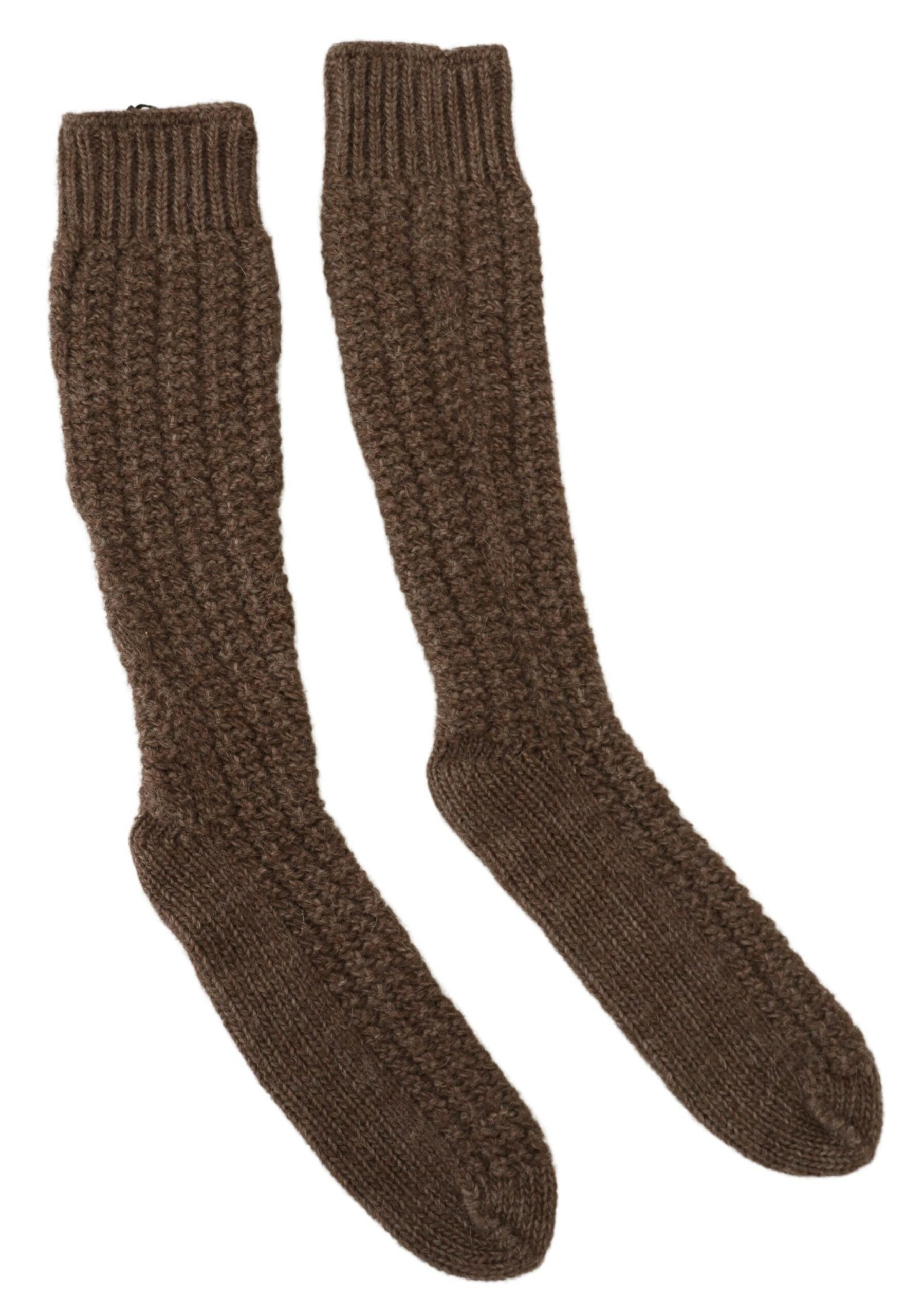 Dolce & Gabbana Chic Over-Calf Wool Blend Knit Socks, , Dolce & Gabbana 25% Alpaca, 30% Acrylic, Dolce & Gabbana, Material: 45% Wool, Tights & Socks - Women - Clothing -   Murillo Merchandise