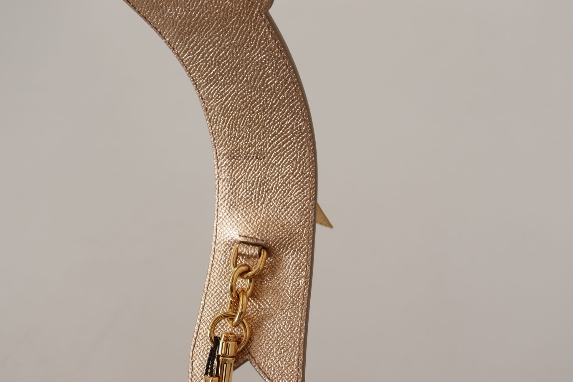 Dolce & Gabbana Elegant Gold Leather Shoulder Strap, , Dolce & Gabbana Dolce & Gabbana, Gold, Leather Accessories - Women - Bags, Material: 100% Leather -   Murillo Merchandise