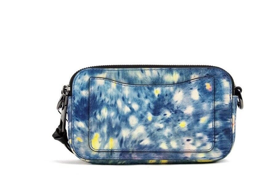 Marc Jacobs The Snapshot bag Watercolor Blue Printed Leather Shoulder Bag Purse, , Marc Jacobs Marc Jacobs, Shoulder Bags - Women - Bags -   Murillo Merchandise