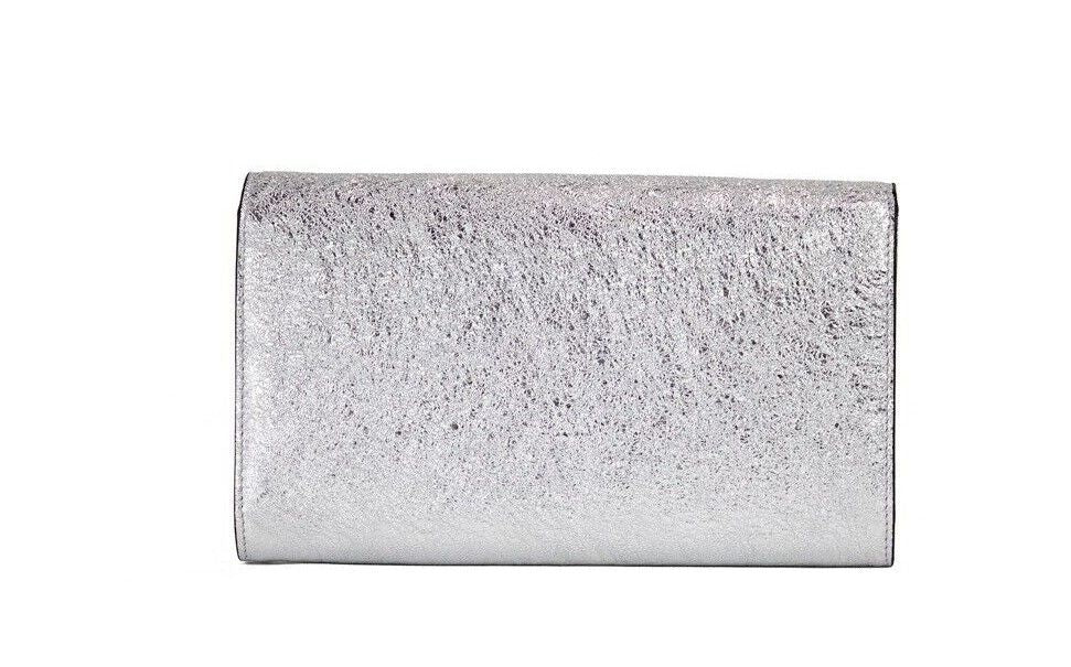 Versace Small Metallic Silver Lamb Leather Medusa Clutch Crossbody Wallet Bag, , Versace Versace, Wallets - Women - Bags -   Murillo Merchandise