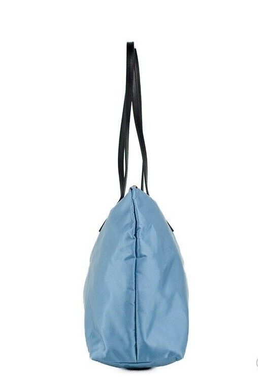 Versace Portuna Medusa Medium Cornflower Blue Nylon Leather Tote Bag Purse, , Versace Tote Bags - Women - Bags, Versace -   Murillo Merchandise