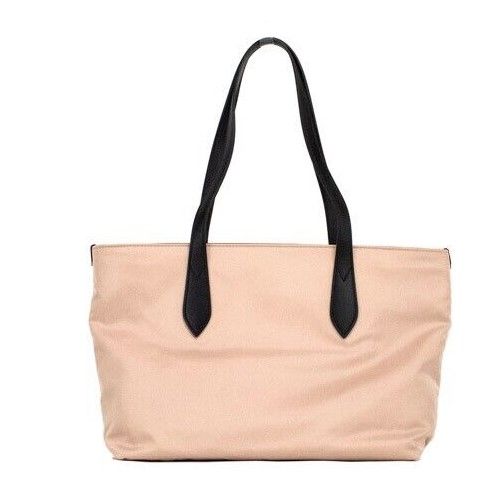 Burberry Small Rose Beige Logo Branded Econyl Nylon Tote Shoulder Handbag Purse, , Burberry Burberry, Tote Bags - Women - Bags -   Murillo Merchandise