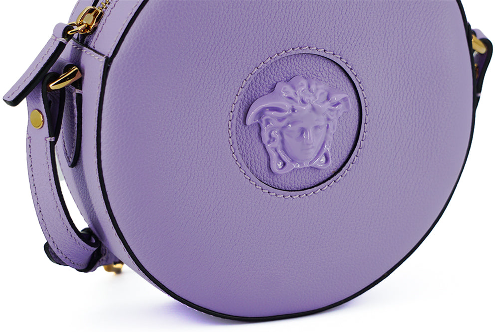 Versace Elegant Purple Round Shoulder Bag, , Versace Bags - Women - Bags, Crossbody Bags - Women - Bags, Shoulder Bags - Women - Bags, Versace -   Murillo Merchandise