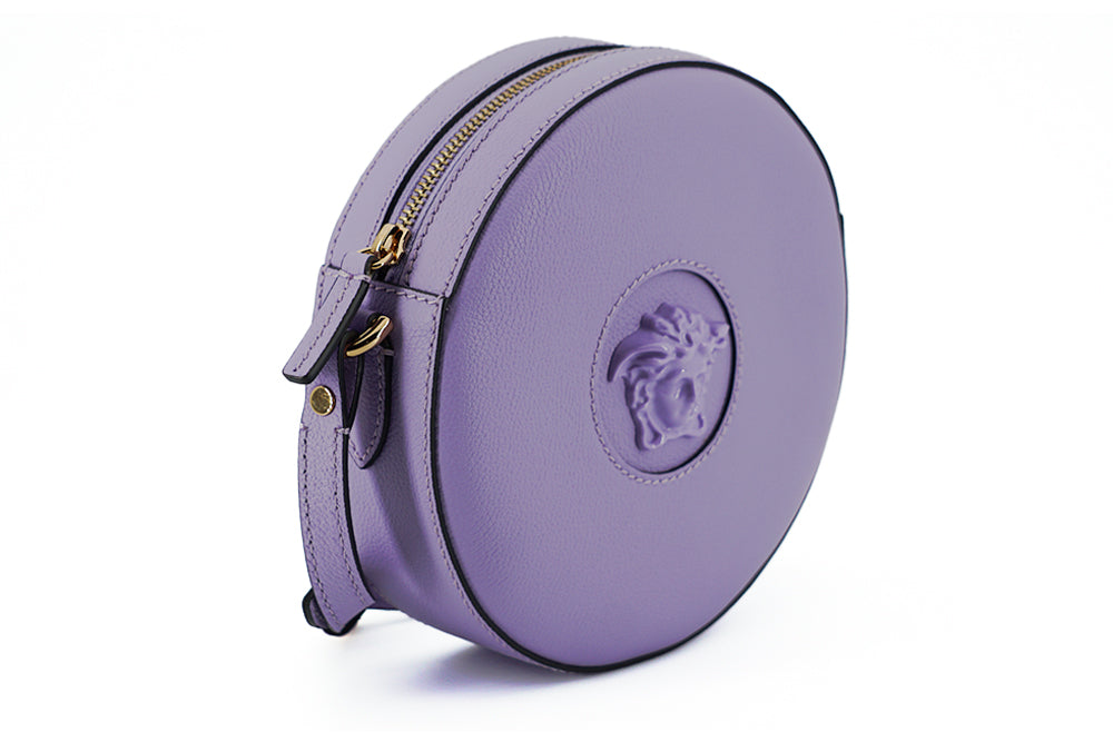 Versace Elegant Purple Round Shoulder Bag, , Versace Bags - Women - Bags, Crossbody Bags - Women - Bags, Shoulder Bags - Women - Bags, Versace -   Murillo Merchandise