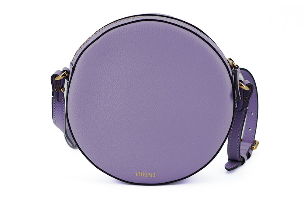 Versace Elegant Purple Round Shoulder Bag, , Versace Bags - Women - Bags, Crossbody Bags - Women - Bags, Shoulder Bags - Women - Bags, Versace -   Murillo Merchandise