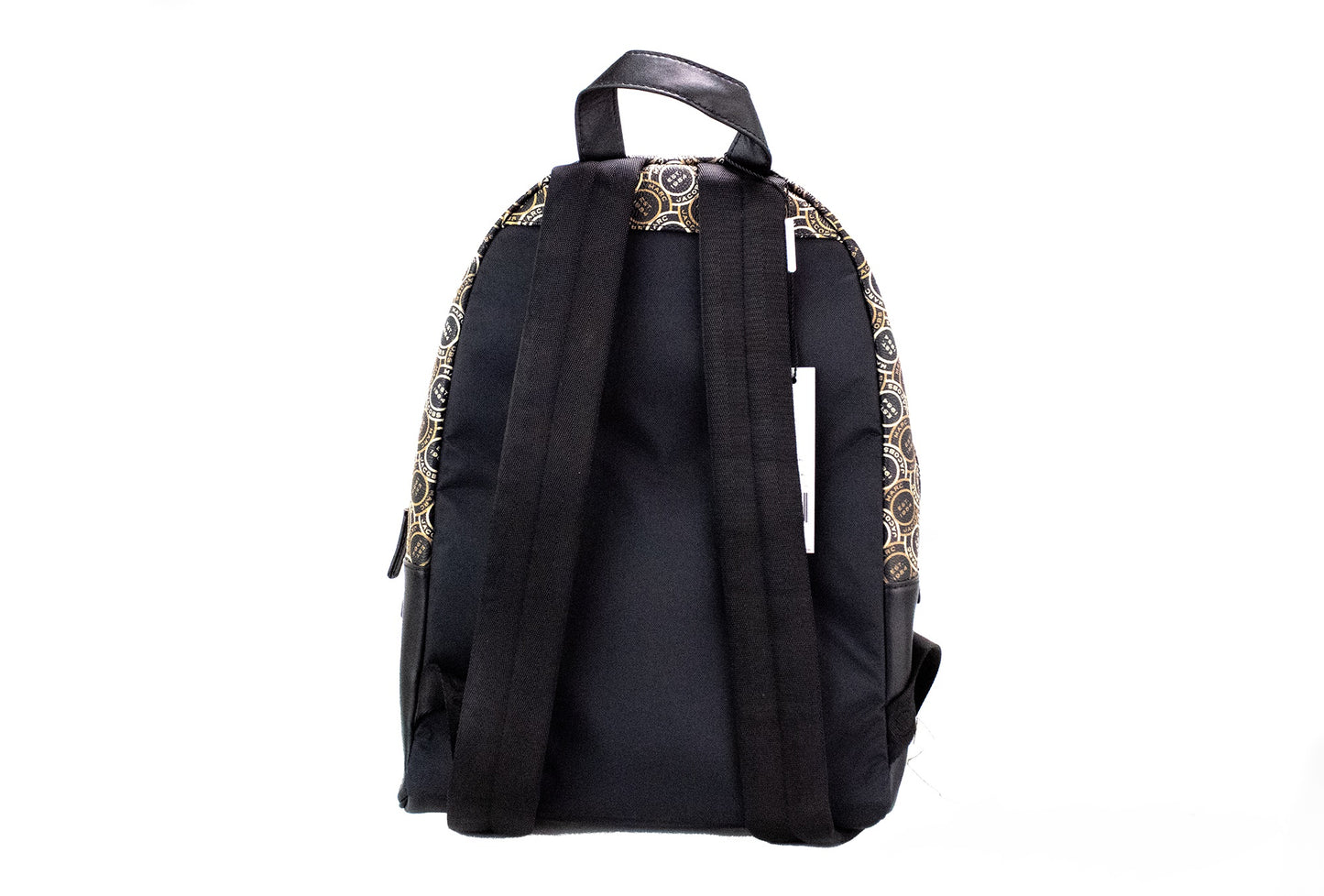 Marc Jacobs Signet Medium Black Logo Printed Leather Shoulder Backpack Bookbag, , Marc Jacobs Backpacks - Women - Bags, Marc Jacobs -   Murillo Merchandise