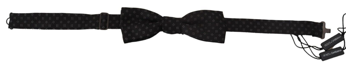 Dolce & Gabbana Elegant Silk Black Bow Tie for Men, , Dolce & Gabbana Black, Dolce & Gabbana, Material: 100% Silk, Ties & Bowties - Men - Accessories -   Murillo Merchandise