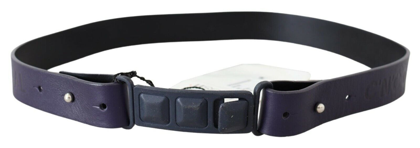 Costume National Black Leather Normal Logo Buckle Waist Belt, , Costume National 85 cm / 34 Inches, Belts - Women - Accessories, Black, Costume National -   Murillo Merchandise