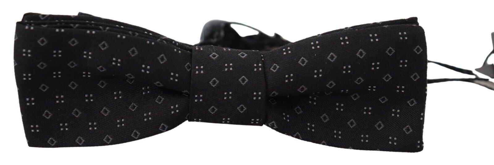 Dolce & Gabbana Exclusive Silk Patterned Black Bow Tie, , Dolce & Gabbana Black, Dolce & Gabbana, Material: 100% Silk, Ties & Bowties - Men - Accessories -   Murillo Merchandise