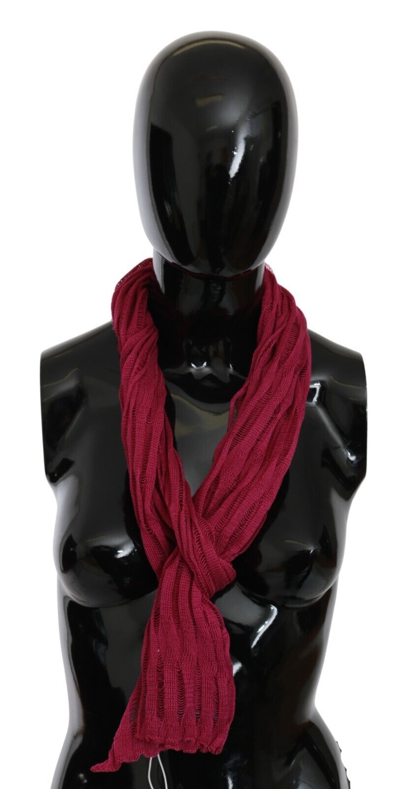 John Galliano Bordeaux Neck Wrap Shawl Foulard Scarf, , John Galliano Bordeaux, John Galliano, Material: Fabric, Scarves - Men - Accessories -   Murillo Merchandise